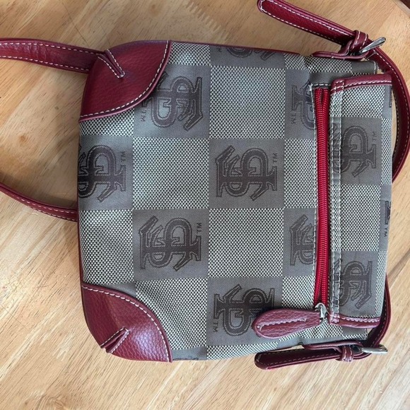 FSU Garnet and grey Sandol crossbody bag with detachable strap - Picture 5 of 6